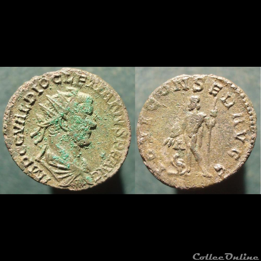 Dioclétien antoninien IOVI CONSER AVGG monnaies antiques romaines imperiales republicaines diocletien antoninien iovi conser avgg