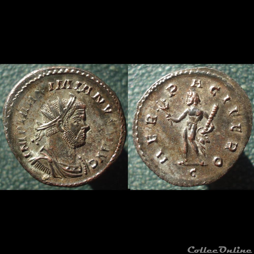 Maximien antoninien Lyon Herc pacifero monnaie antique av jc ap romaine maximien antoninien lyon herc pacifero