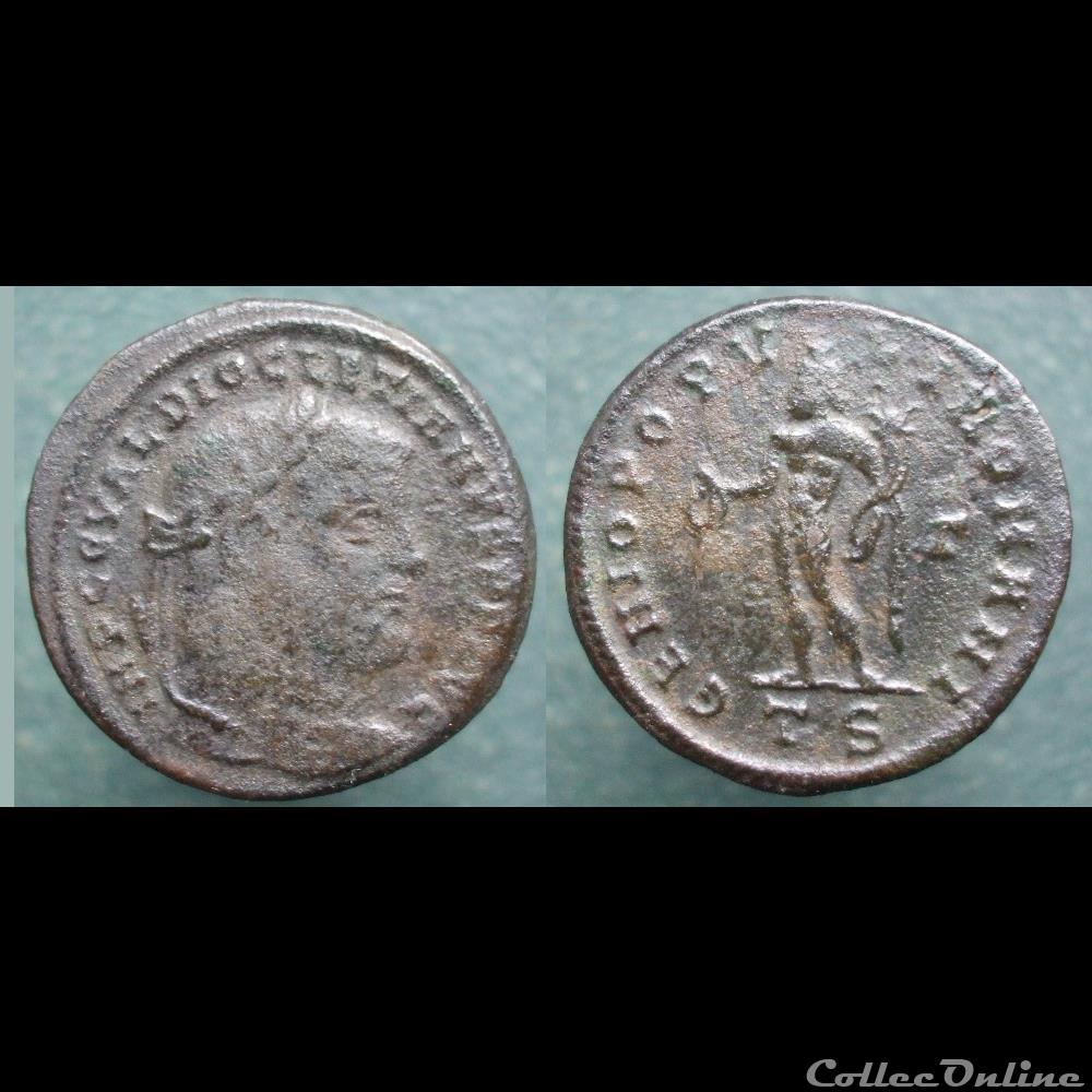 Dioclétien nummus Thessalonique monnaie antique romaine diocletien nummus thessalonique
