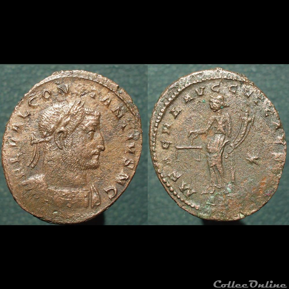 Constance nummus Trèves Moneta monnaie antique romaine constance nummus treves moneta