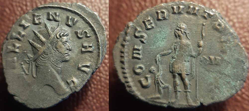 monnaies antiques romaines imperiales republicaines gallien antoninien rome conservat pietat