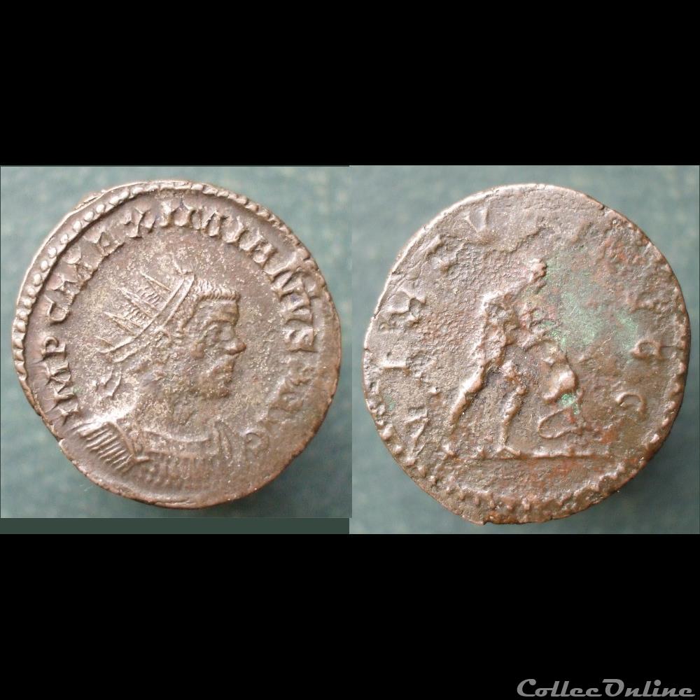 Maximien antoninien, Lyon, Némée Virtus 2 monnaie antique av jc ap romaine republicaine imperiale maximien antoninien lyon nemee virtus
