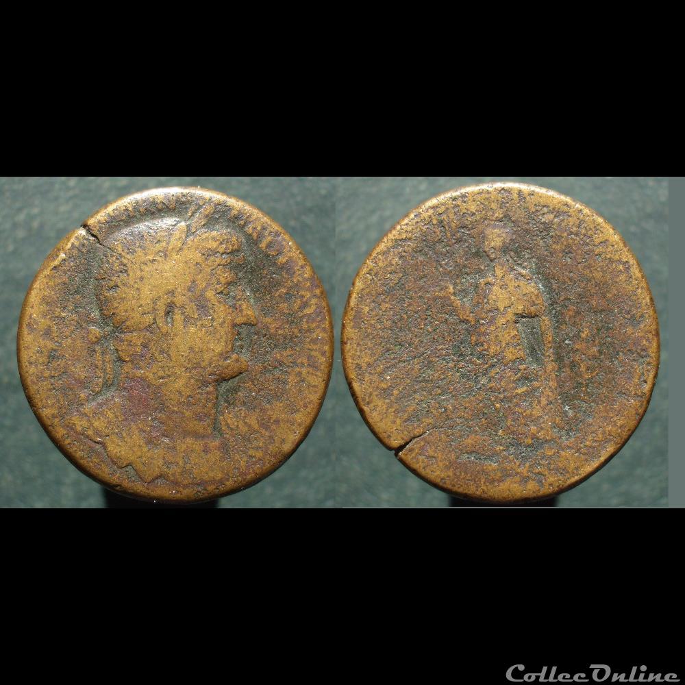 Hadrien sesterce SPES monnaie antique av jc ap romaine republicaine imperiale hadrien sesterce spes