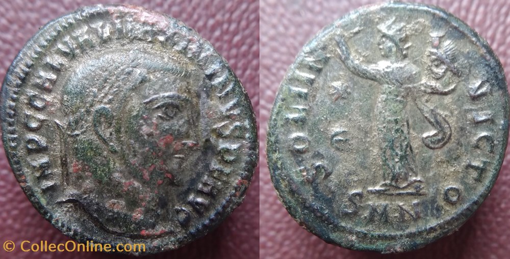 Maximin II Nicomédie SOL IN-VICTO COMITI monnaies antiques romaines imperiales et republicaines maximin ii nicomedie sol in victo comiti