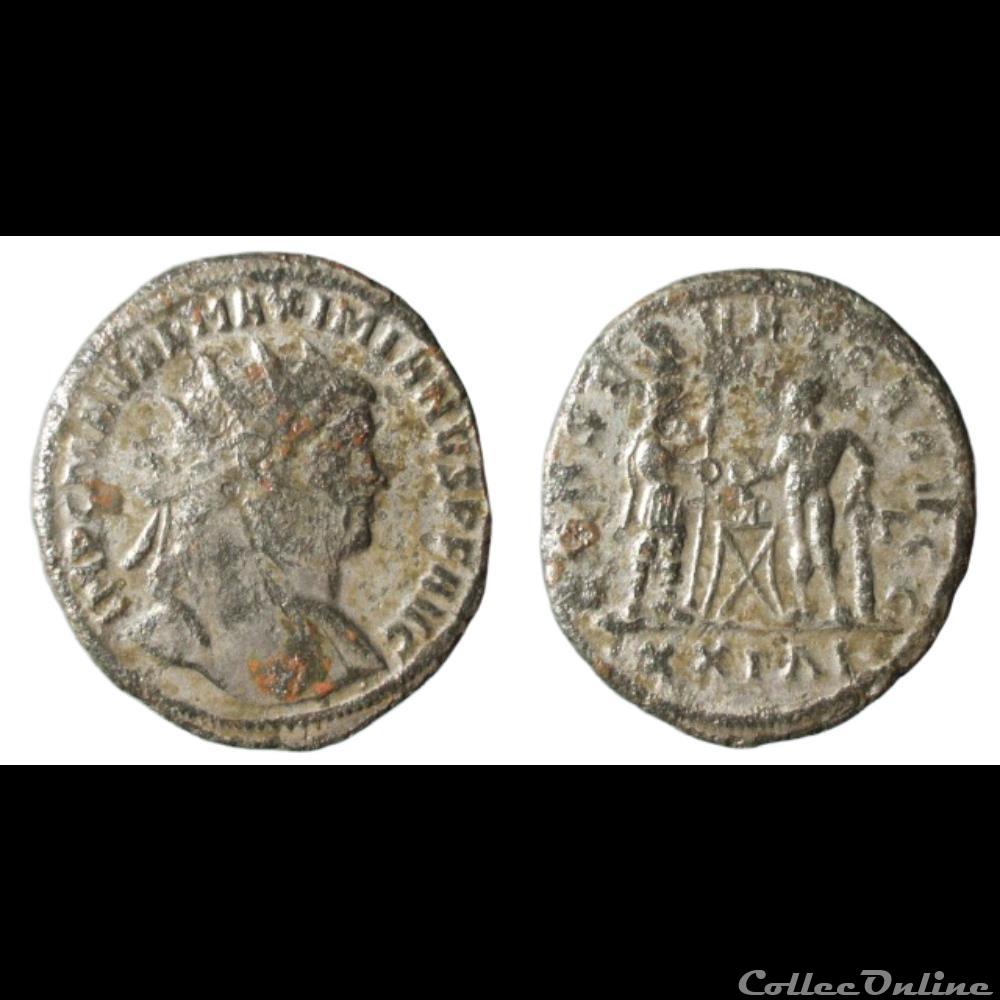Maximien aurélien Siscia CONSERVAT AVGG monnaies antiquite jc ap romaines republicaines imperiales maximien aurelien siscia conservat avgg
