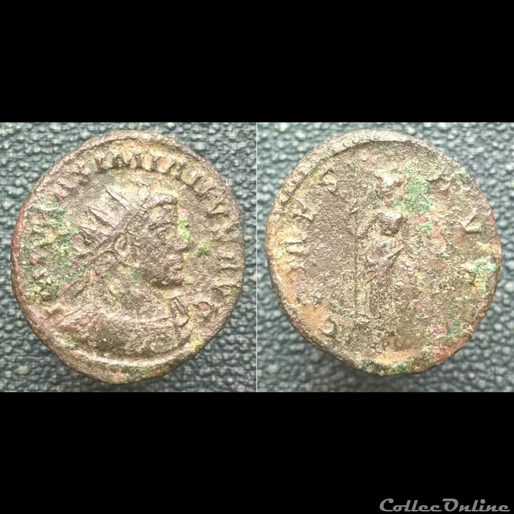monnaies antiques romaines republicaines imperiales maximien antoninien comes avg