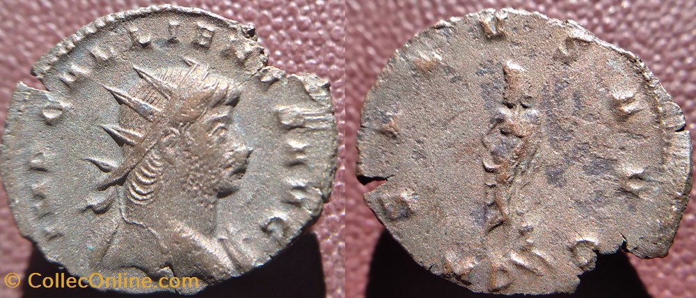 Gallien antoninien Milan SALVS AVG monnaies antiques romaines imperiales et republicaines gallien antoninien milan salvs avg
