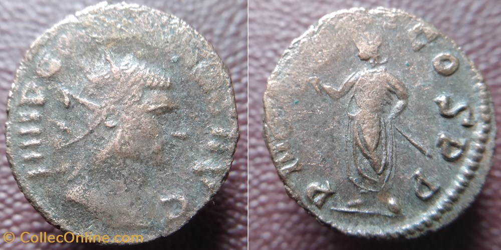 Claude antoninien Rome PM TR P II COS PP monnaies antiques romaines imperiales et republicaines claude antoninien rome pm tr p ii cos pp