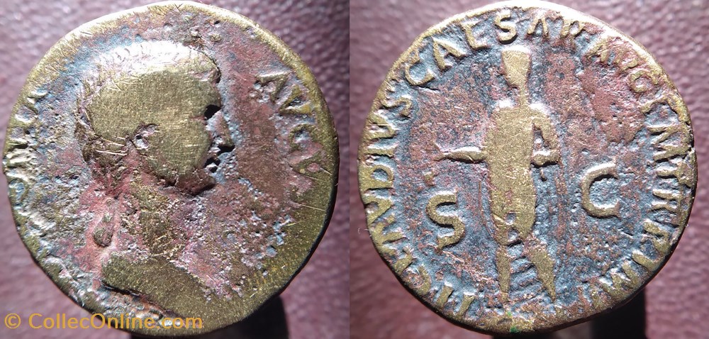 Antonia Minor dupondius monnaies antiquite av jc ap romaines republicaines imperiales antonia minor dupondius