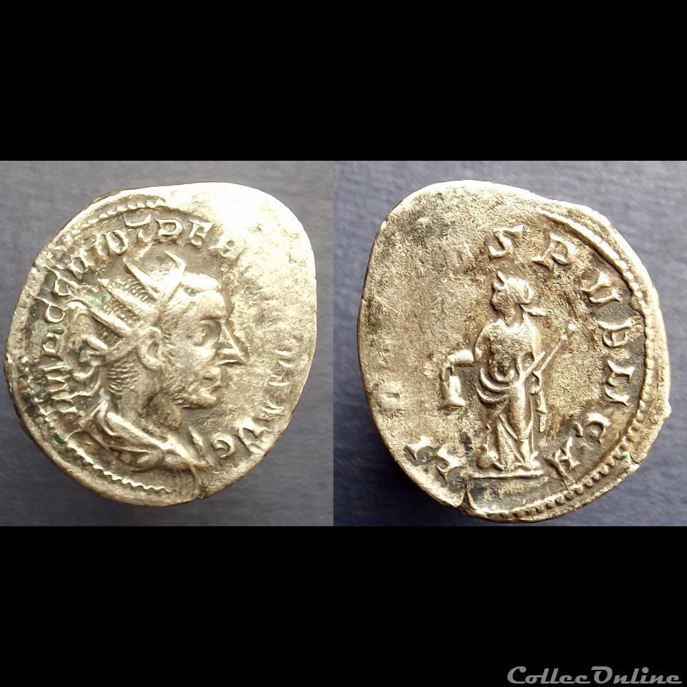 monnaies antiques romaines imperiales et republicaines trebonien galle libertas publica