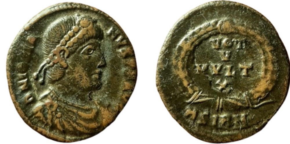 Jovien VOT V MVLT X monnaies antiques a romaines imperiales et republicaines jovien vot v mvlt x