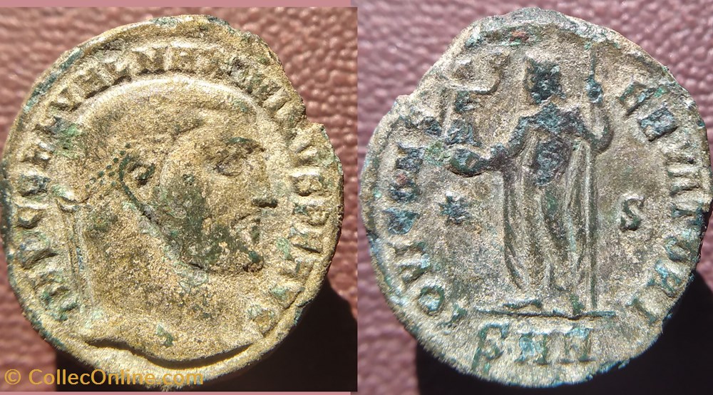 Maximin II nummus Nicomédie IOVI CONSERVATORI monnaies antiques romaines imperiales et republicaines maximin ii nummus nicomedie iovi conservatori