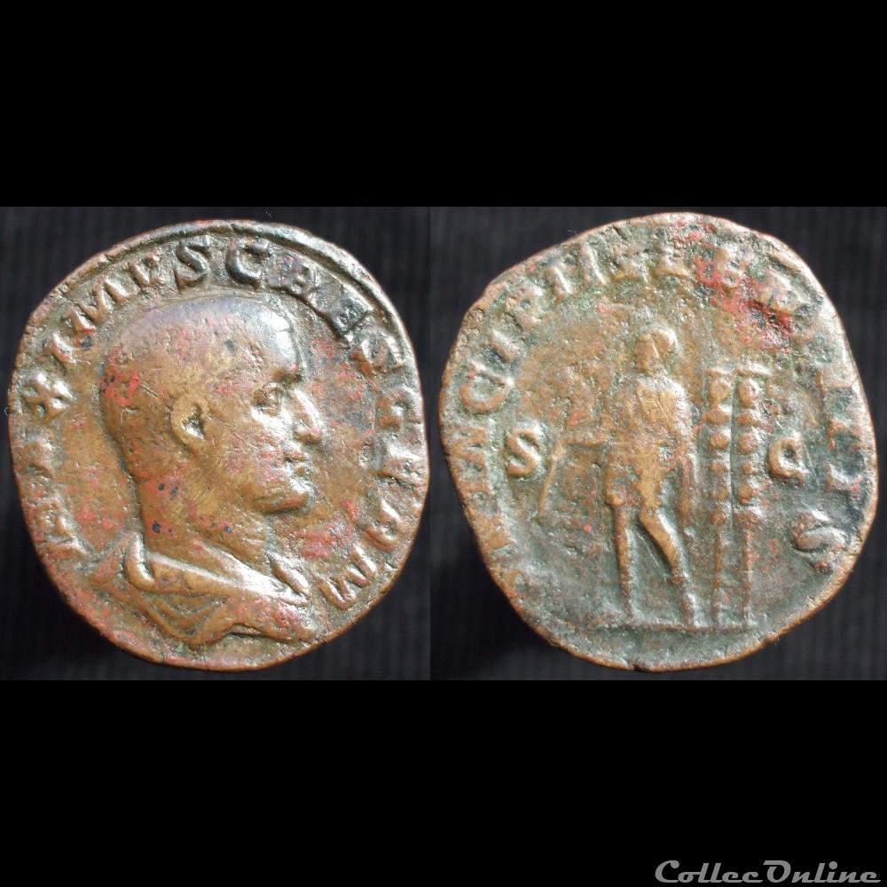 Maxime Sesterce Prince monnaies antiques romaines imperiales et republicaines maxime sesterce prince