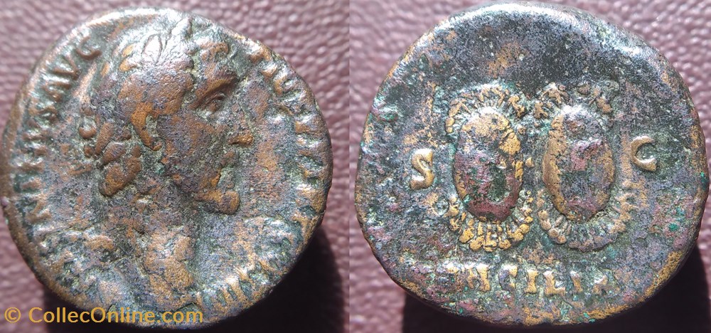 monnaies antiques romaines imperiales et republicaines antonin as ancilia
