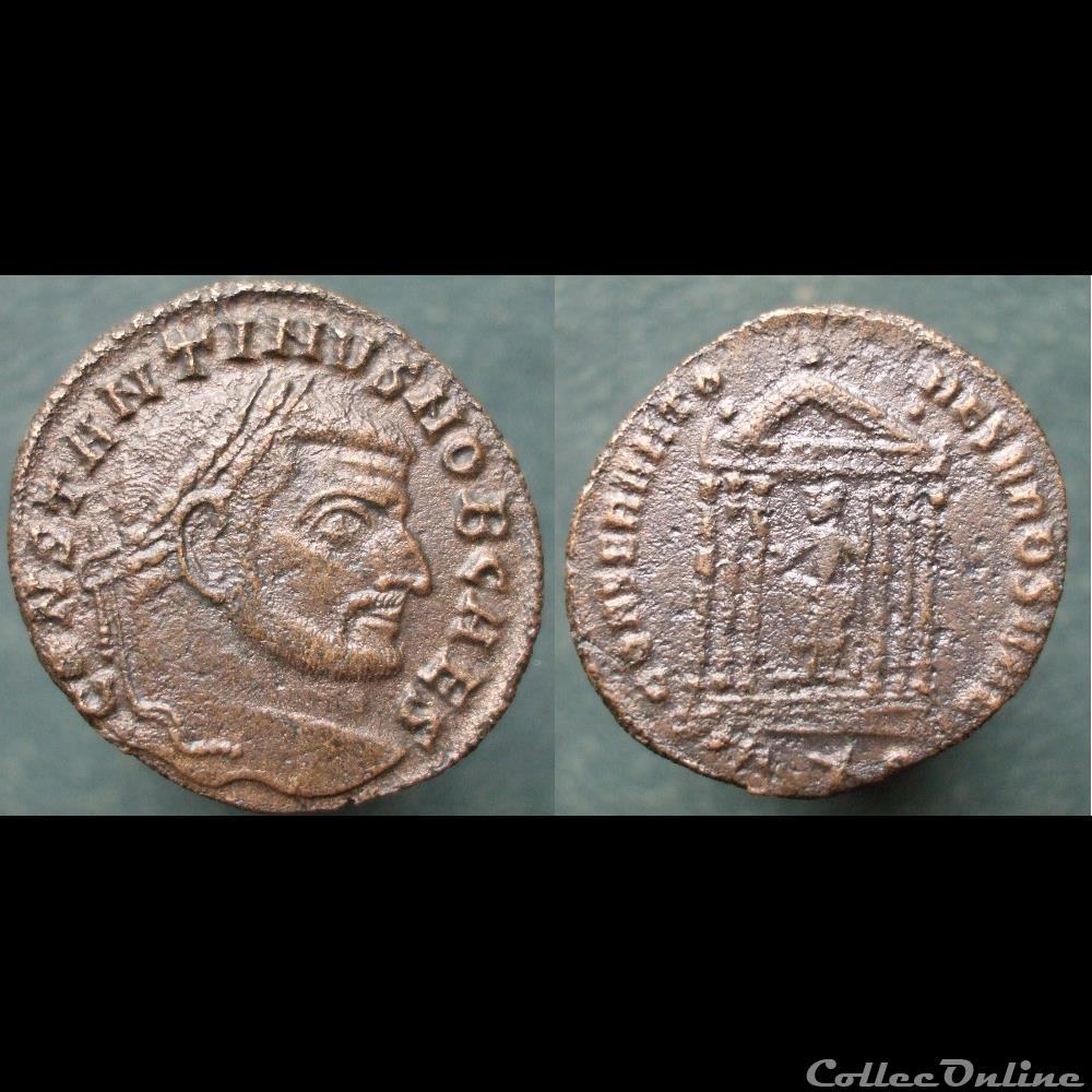 Constantin nummus Rome Conservat monnaie antique romaine constantin nummus rome conservat