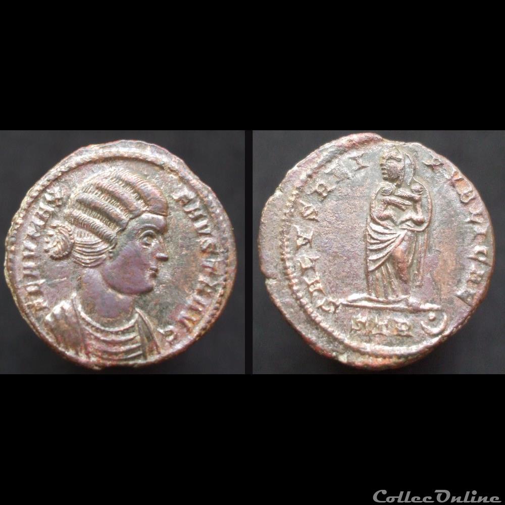 monnaies antiques romaines imperiales et republicaines fausta nummus treves