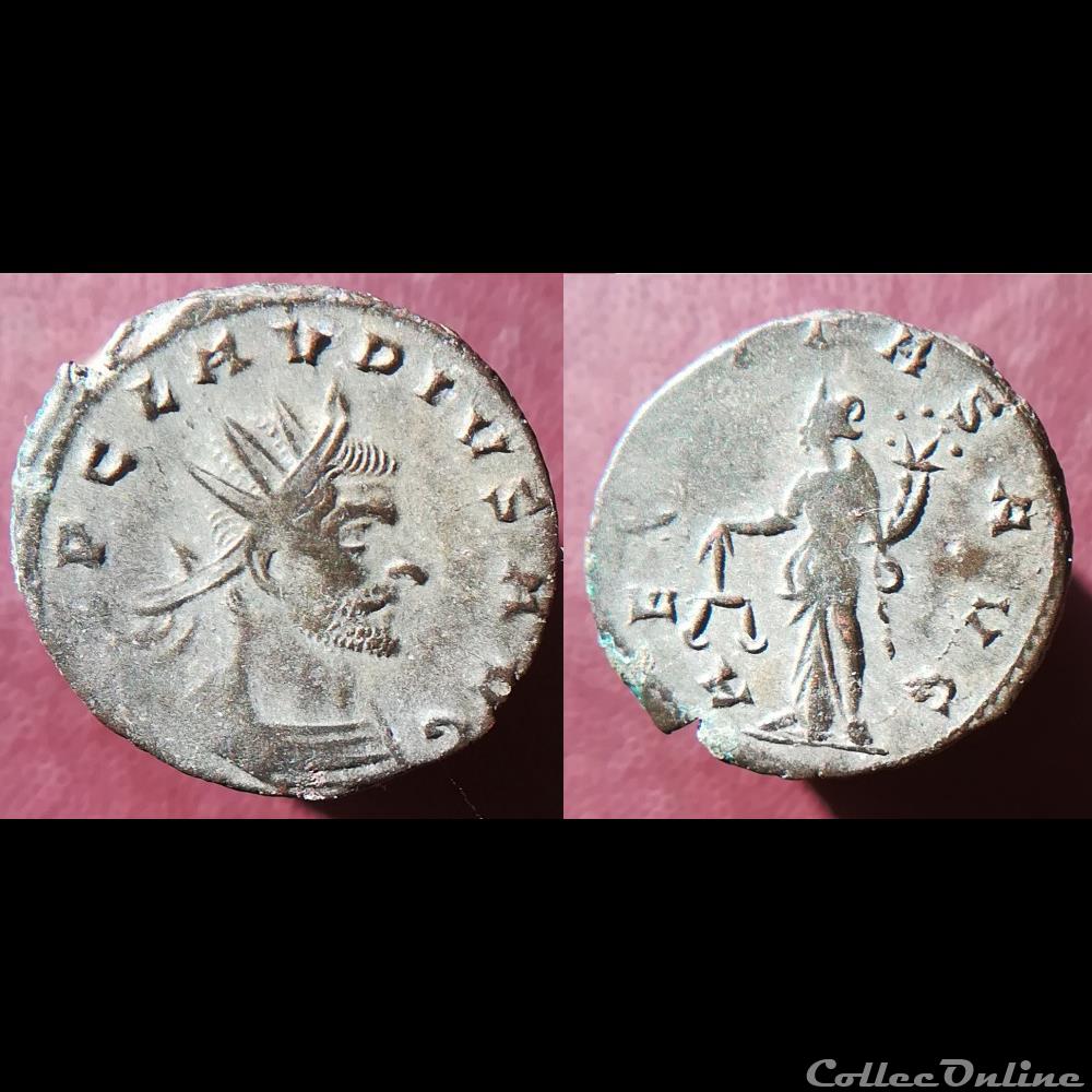 Claude II antoninien AEquitas monnaie antique romaine claude ii antoninien aequitas
