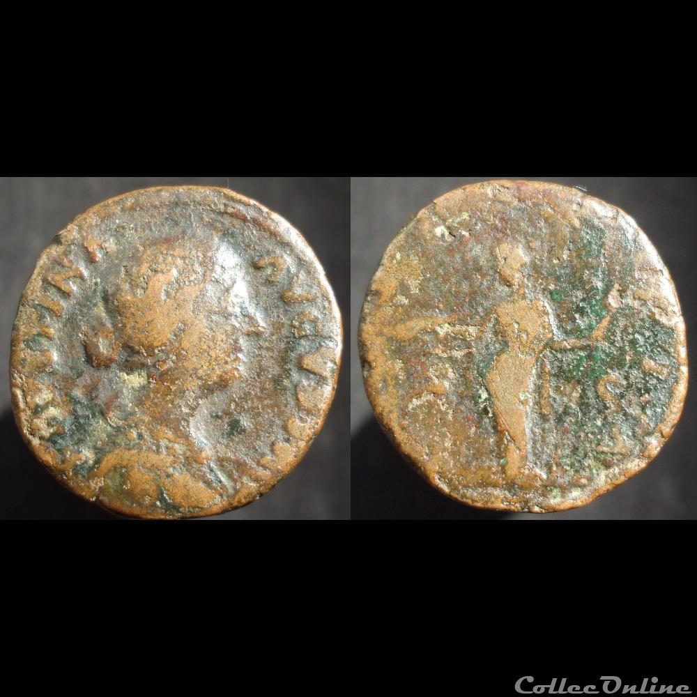 Faustine jeune dupondius monnaie antique romaine faustine jeune dupondius