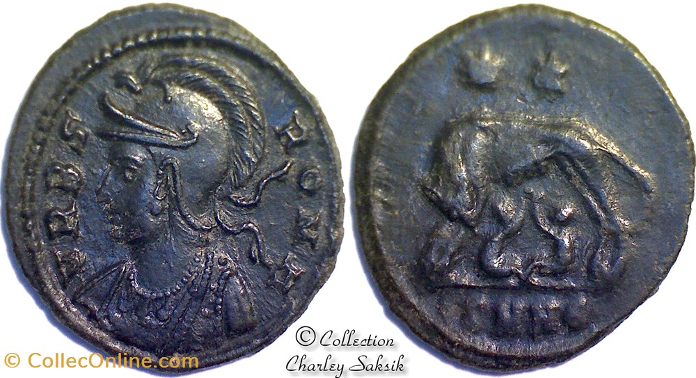 URBS ROMA - Héraclée monnaies antiques romaines republicaines imperiales urbs roma heraclee