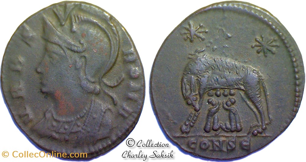 monnaies antiques romaines republicaines imperiales urbs roma constantinople