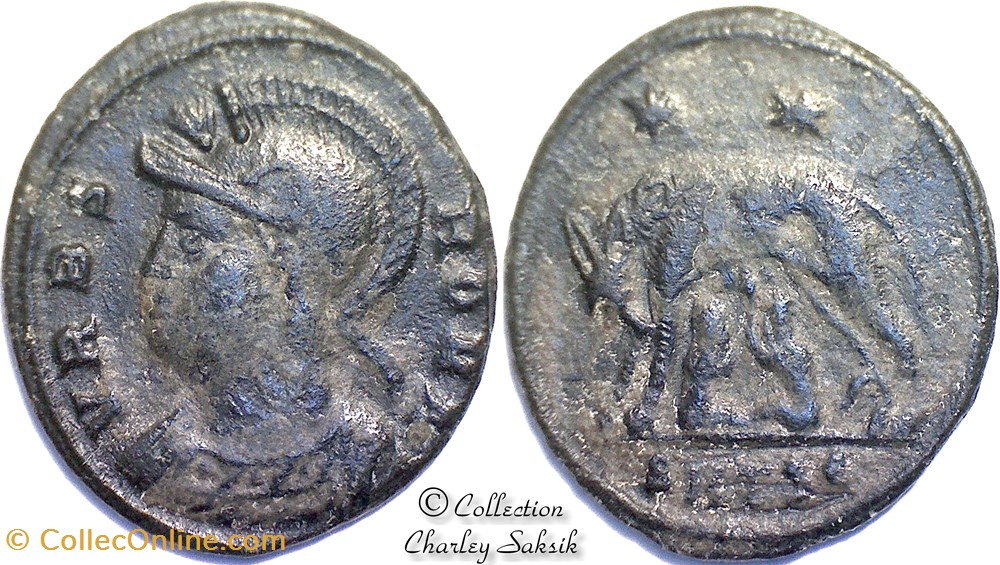 URBS ROMA - Théssalonique monnaies antiques romaines republicaines imperiales urbs roma thessalonique