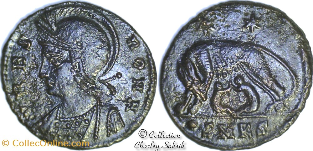 URBS ROMA - Cyzique monnaies antiques romaines republicaines imperiales urbs roma cyzique