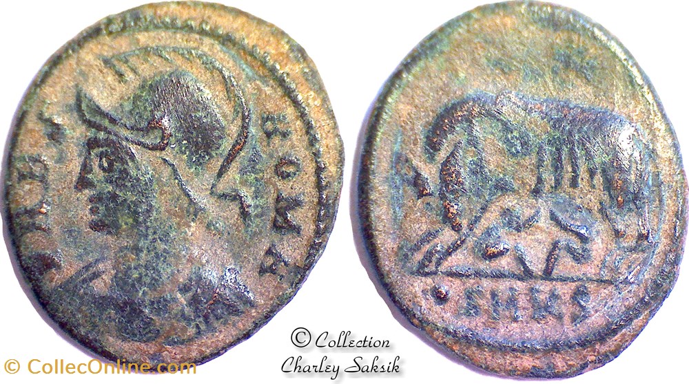 URBS ROMA - Cyzique monnaies antiques romaines republicaines imperiales urbs roma cyzique