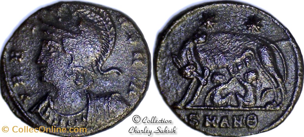 URBS ROMA - Antioche monnaies antiques romaines republicaines imperiales urbs roma antioche