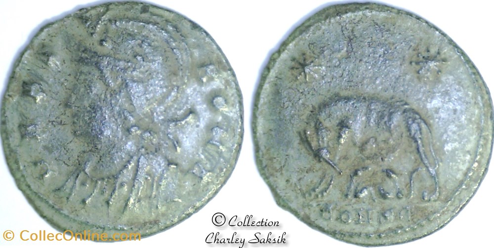 URBS ROMA - Constantinople monnaies antiques romaines republicaines imperiales urbs roma constantinople