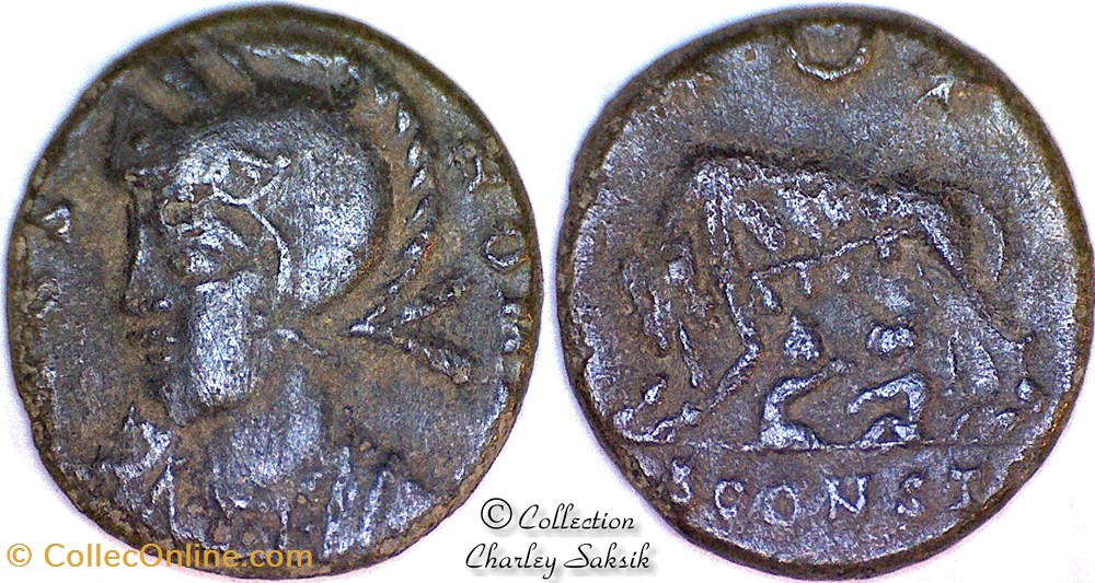 URBS ROMA - Arles monnaies antiques romaines republicaines imperiales urbs roma arles