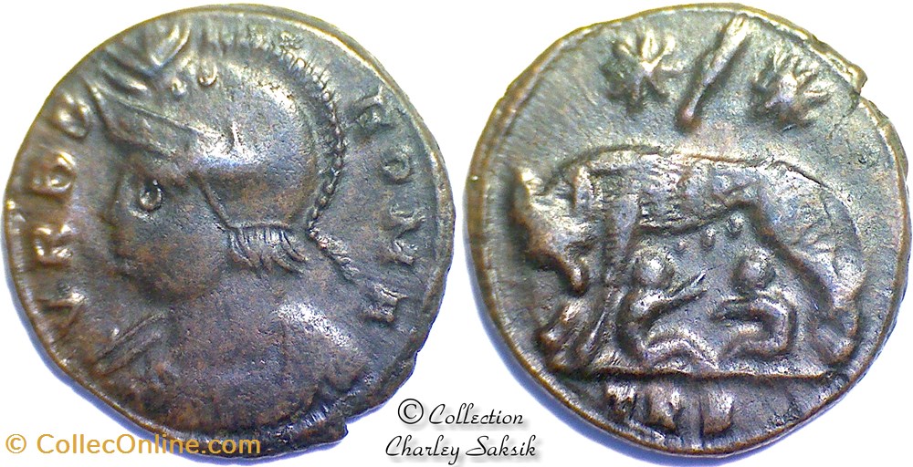 URBS ROMA - Trèves monnaies antiques romaines republicaines imperiales urbs roma treves