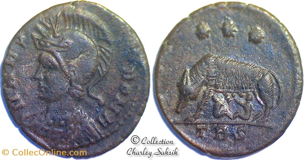 URBS ROMA - Irrégulier monnaies antiques romaines republicaines imperiales urbs roma irregulier