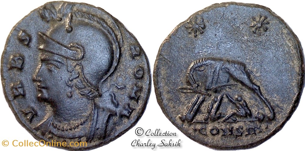 URBS ROMA - Constantinople monnaies antiques romaines republicaines imperiales urbs roma constantinople