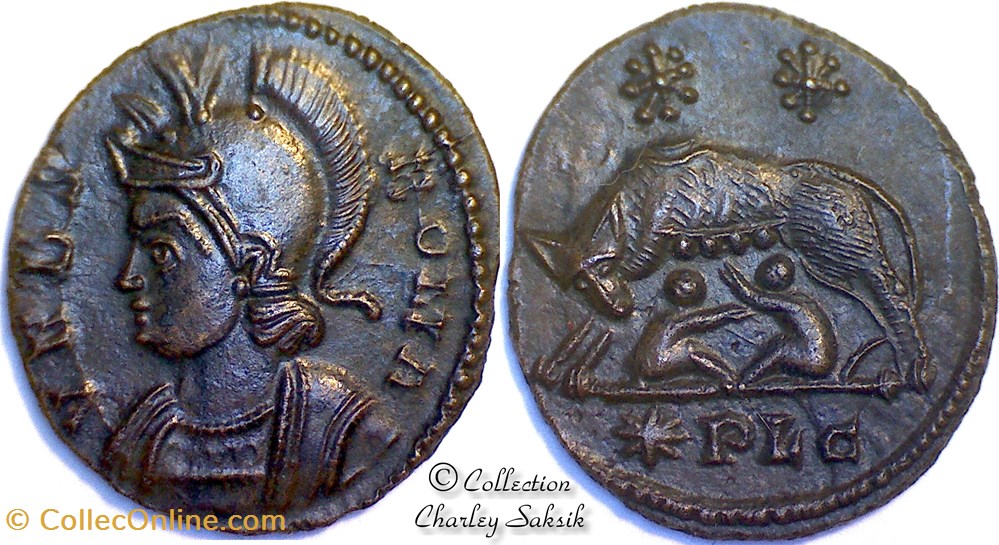 URBS ROMA - Lyon monnaies antiques romaines republicaines imperiales urbs roma lyon