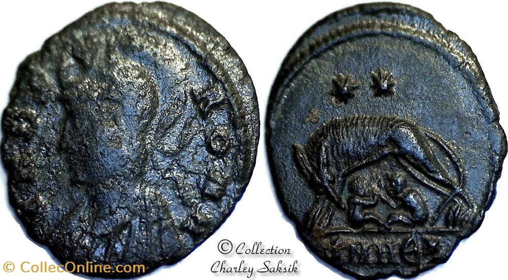 URBS ROMA - Héraclée monnaies antiques romaines republicaines imperiales urbs roma heraclee