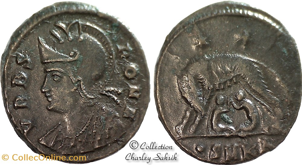 URBS ROMA - Cyzique monnaies antiques romaines republicaines imperiales urbs roma cyzique