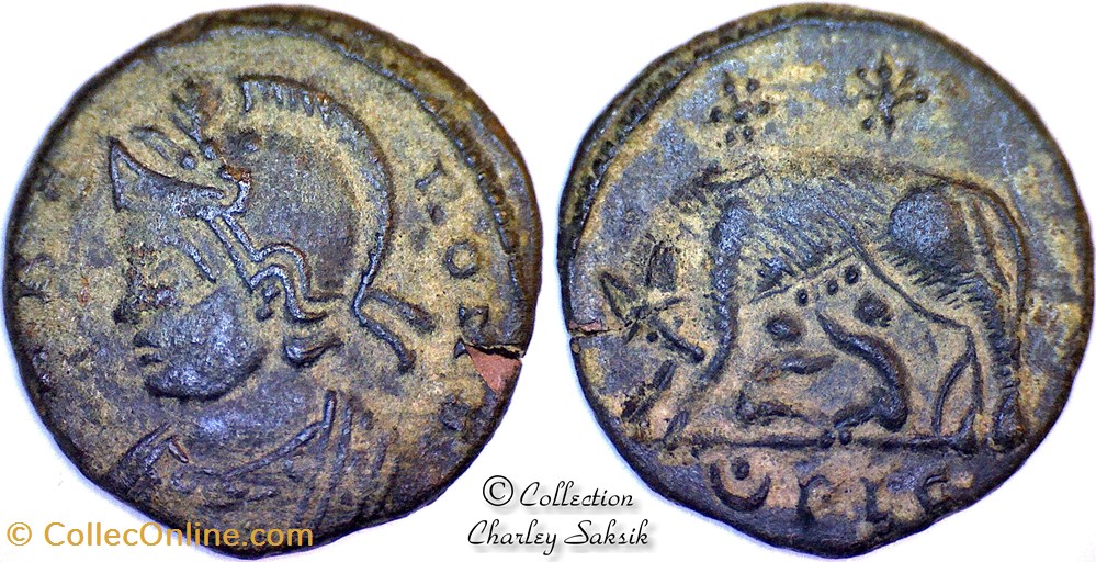 URBS ROMA - Lyon monnaies antiques romaines republicaines imperiales urbs roma lyon