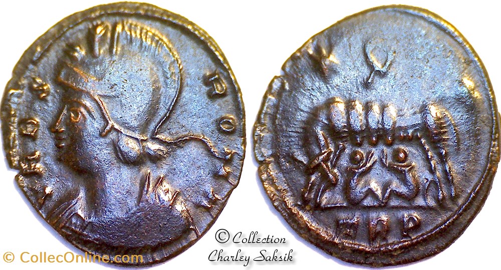 URBS ROMA - Trèves monnaies antiques romaines republicaines imperiales urbs roma treves
