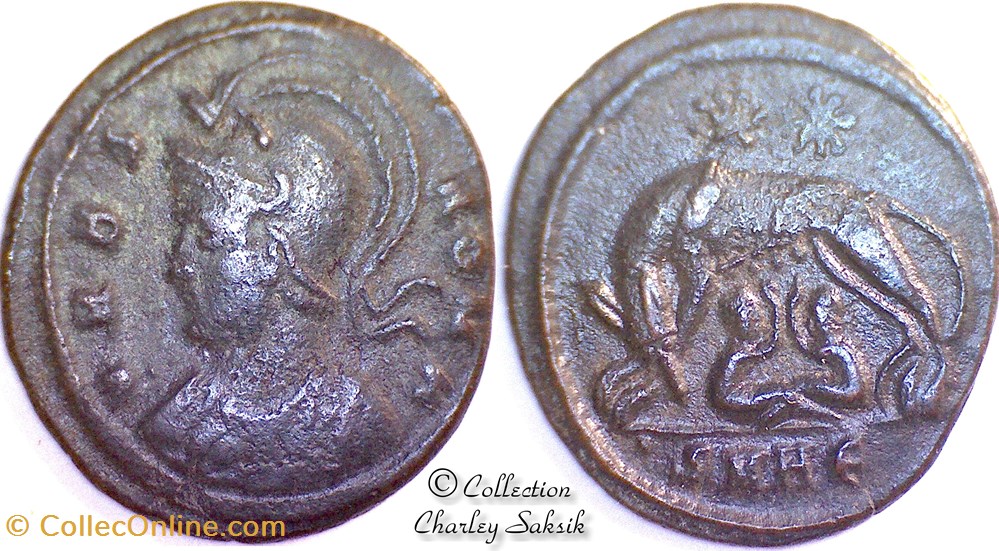 URBS ROMA - Héraclée monnaies antiques romaines republicaines imperiales urbs roma heraclee