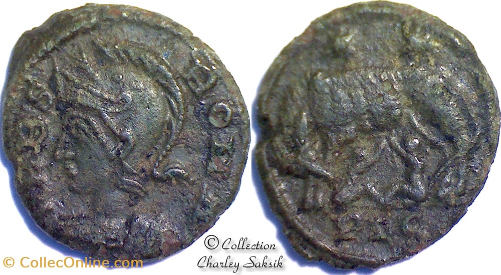 URBS ROMA - Irrégulier monnaies antiques romaines republicaines imperiales urbs roma irregulier