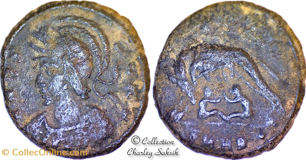 URBS ROMA - Héraclée monnaies antiques romaines republicaines imperiales urbs roma heraclee