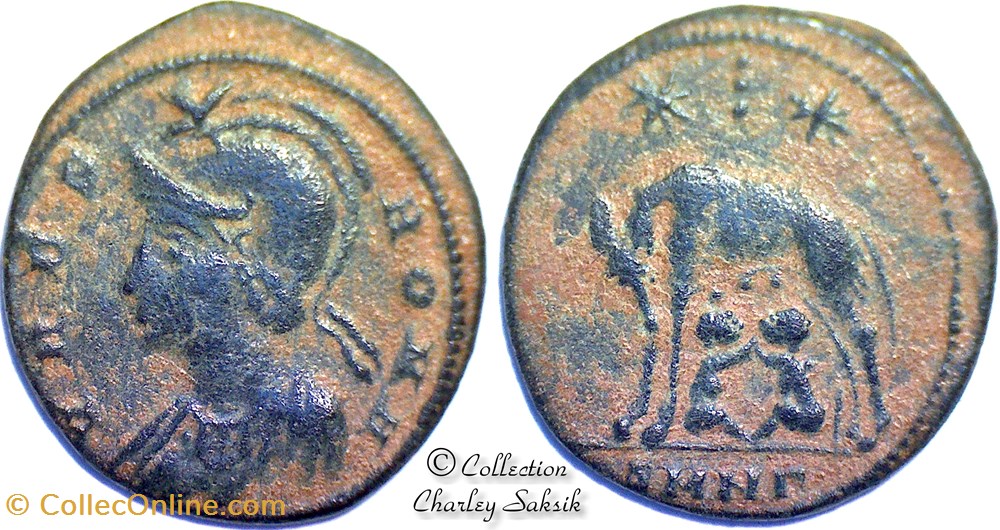 URBS ROMA - Nicomédie monnaies antiques romaines republicaines imperiales urbs roma nicomedie