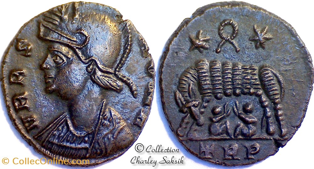 URBS ROMA - Trèves monnaies antiques romaines republicaines imperiales urbs roma treves