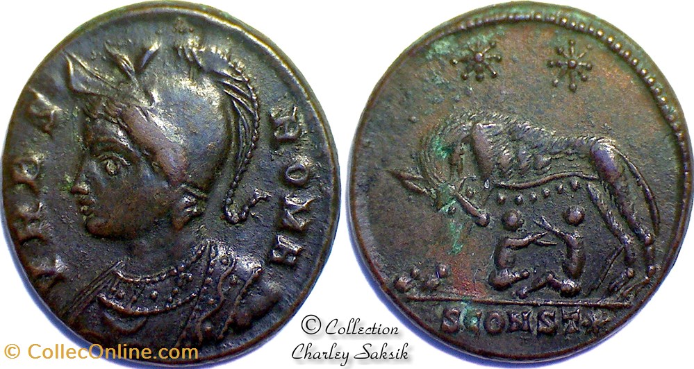 monnaies antiques romaines republicaines imperiales urbs roma arles