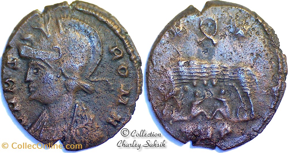 URBS ROMA - Trèves monnaies antiques romaines republicaines imperiales urbs roma treves