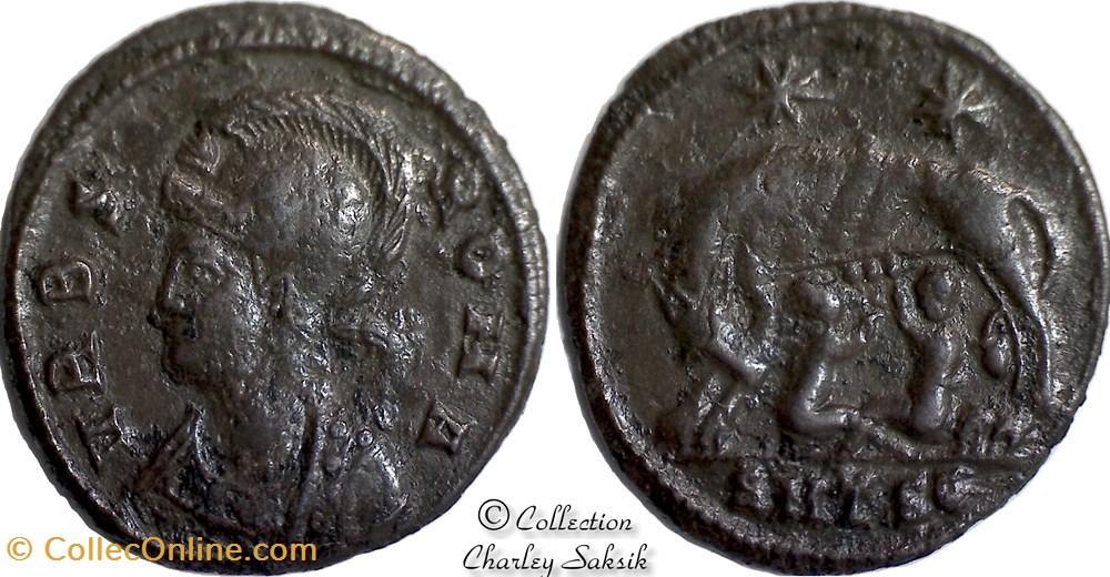 URBS ROMA - Théssalonique monnaies antiques romaines republicaines imperiales urbs roma thessalonique