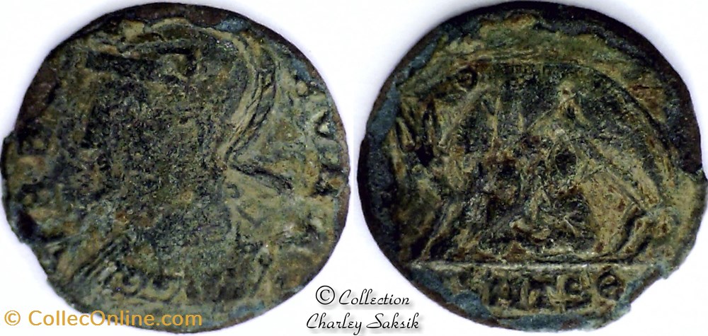 URBS ROMA - Théssalonique monnaies antiques romaines republicaines imperiales urbs roma thessalonique