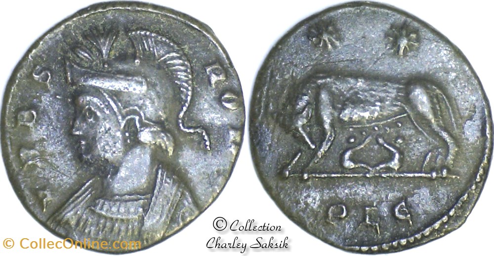 URBS ROMA - Lyon monnaies antiques romaines republicaines imperiales urbs roma lyon