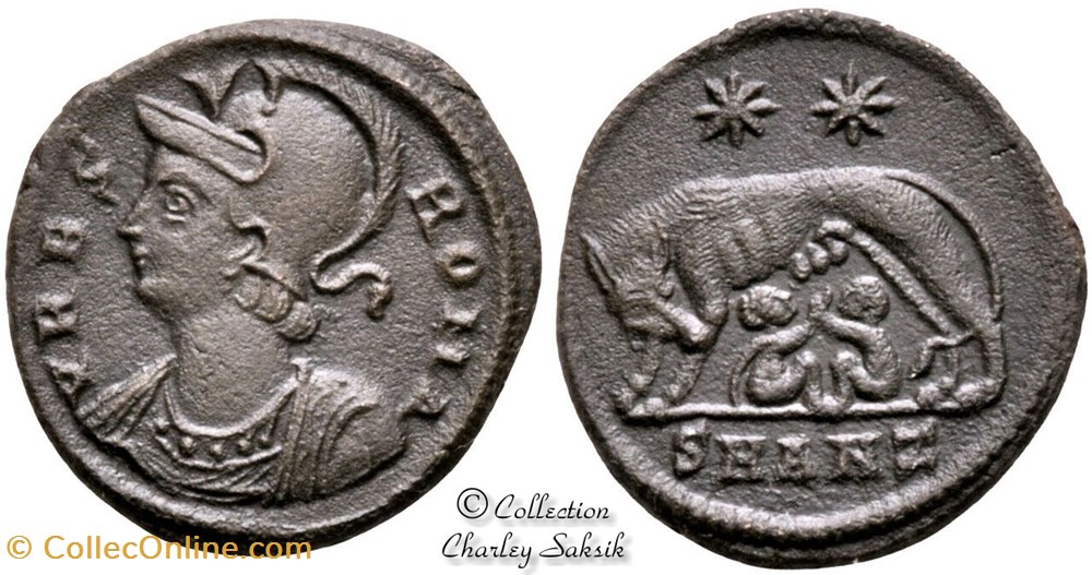 URBS ROMA - Antioche monnaies antiques romaines republicaines imperiales urbs roma antioche