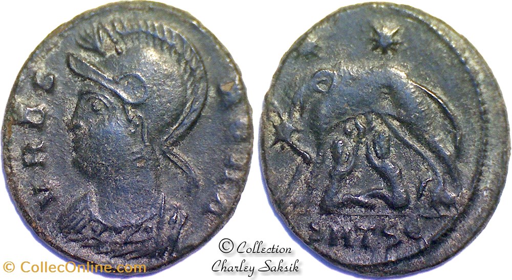 URBS ROMA - Théssalonique monnaies antiques romaines republicaines imperiales urbs roma thessalonique